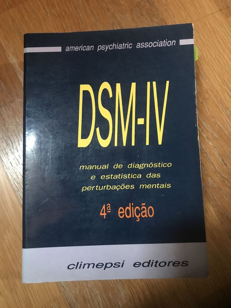 DSM-IV e Livros cuidador de idosos e demências