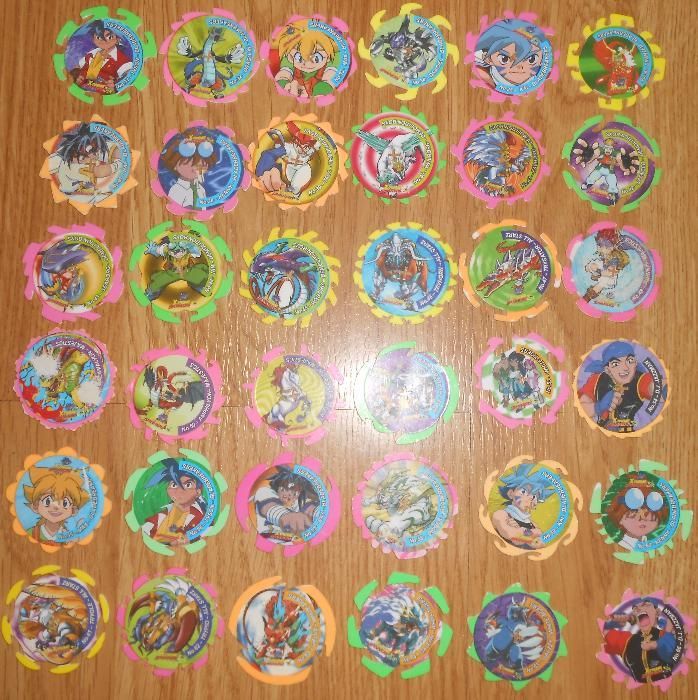 Tazos Beyblade Spinners