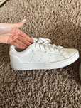 skórzane sneakersy Adidas sleek 38