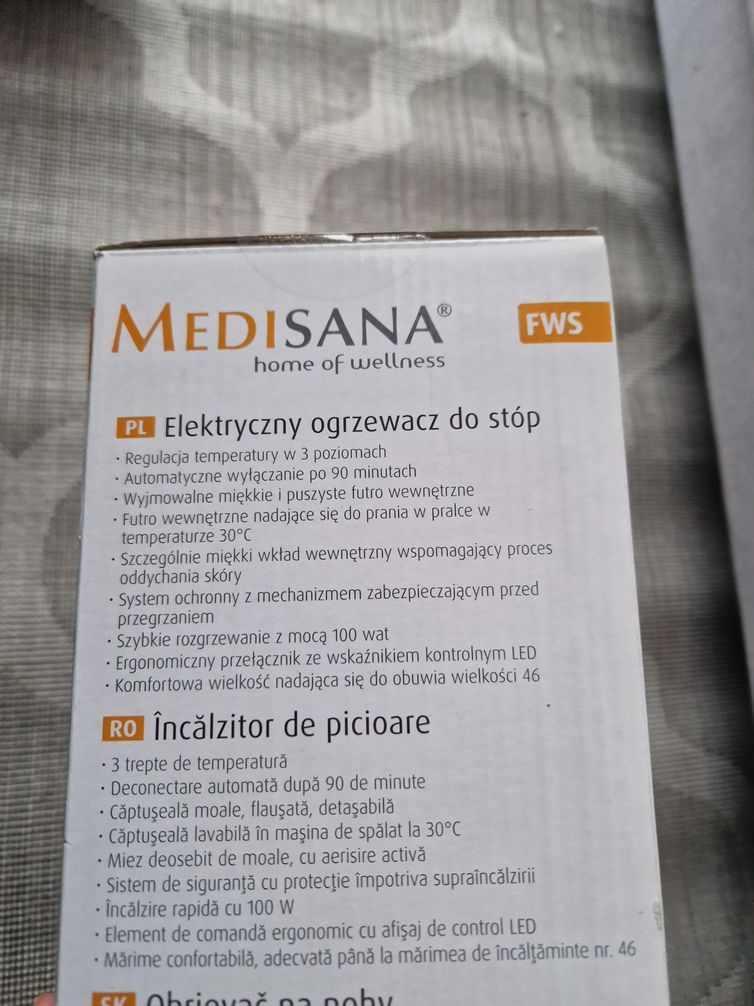 NOWY Mediana elektryczny ogrzewacz do stóp