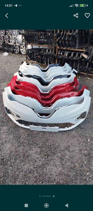 Решітки Бампера Рено Зоє Renault Zoe 2 заглушки