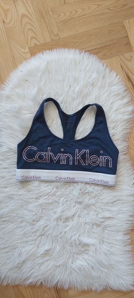 Top stanik sportowy biustonosz braletka calvin klein ck bawełniany