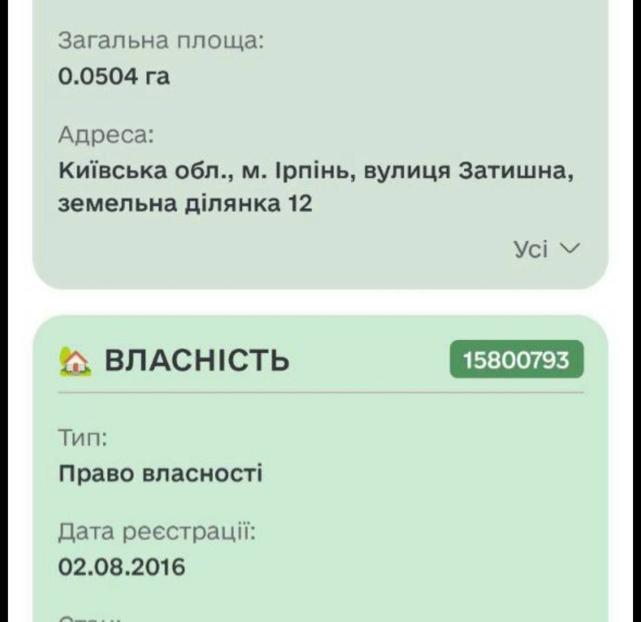 Продаж земельної ділянки Ірпінь