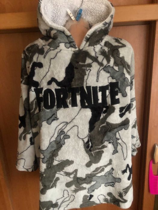 Меховушка, плюшева туника, кофта, худи, XL, слип, пижама. fortnite