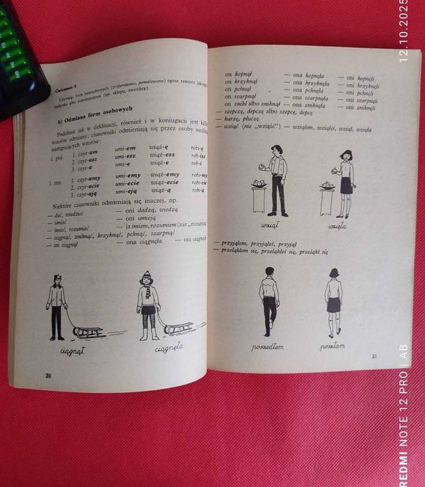Nauka o języku, podręcznik dla szkoły zawodowej, wyd. z 1976 r.