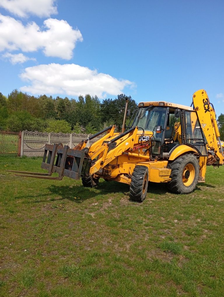 Jcb 3cx cat 428c 2000r umowa koparko ładowarka