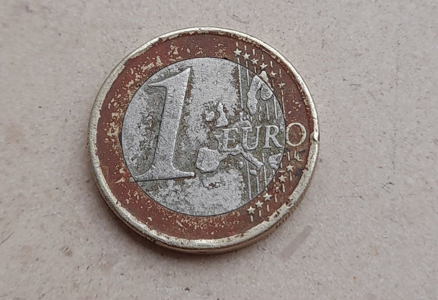 Moeda de um euro de Espanha