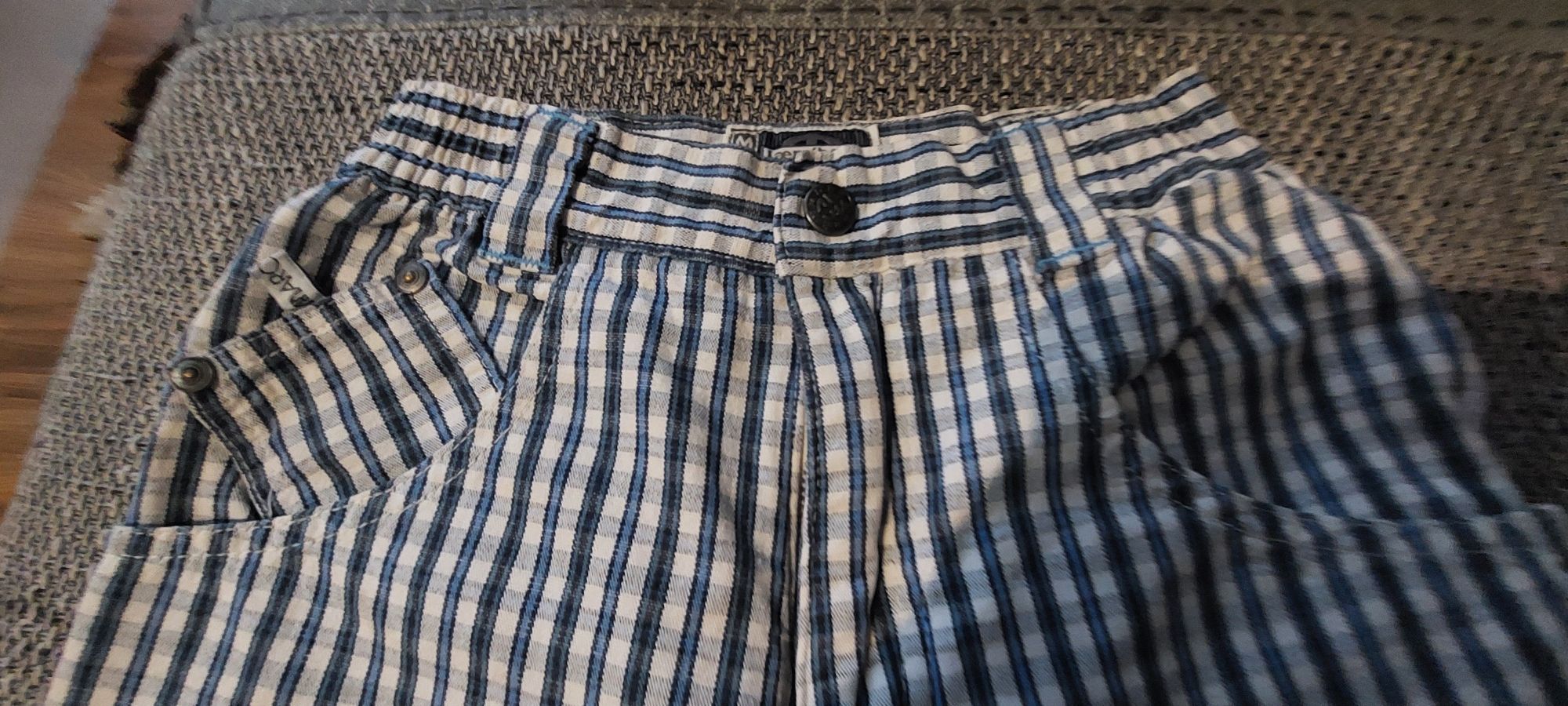 2 pary spodni Jeans kratka i velur rozmiar 228 cm
