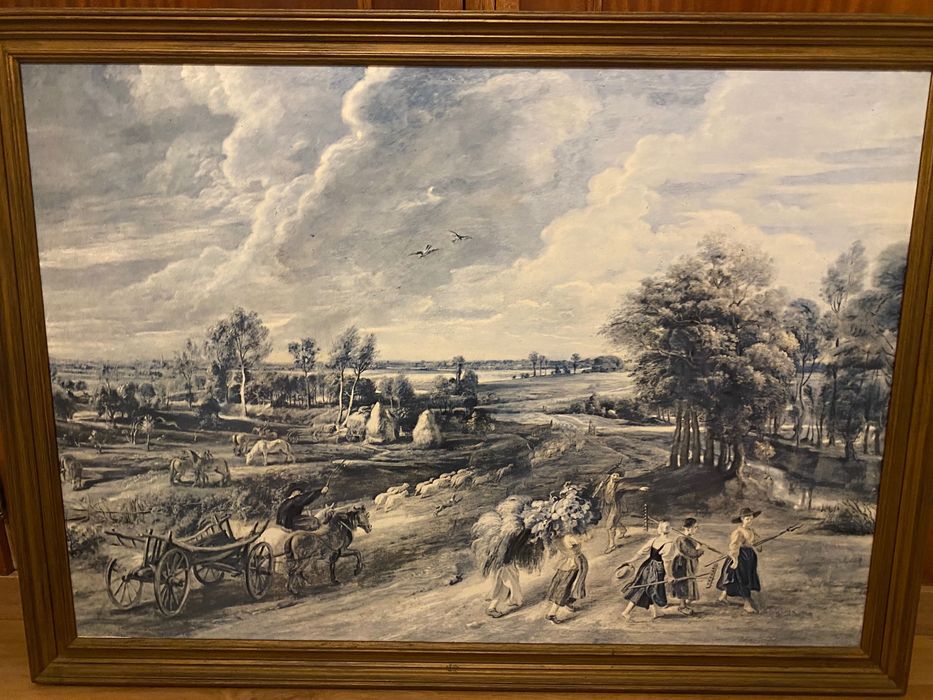 Quadro decorativo com moldura