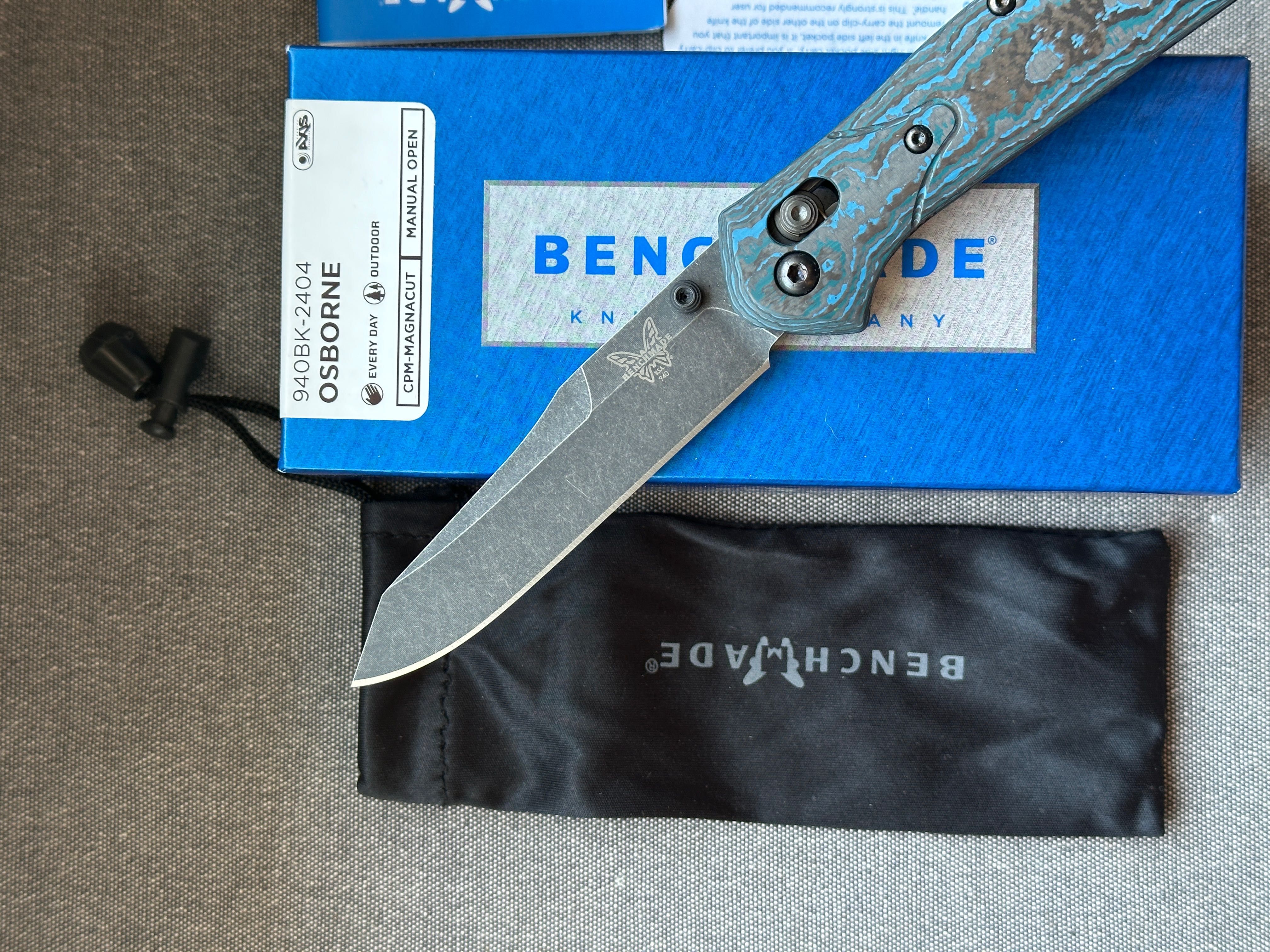 Nowy nóż Benchmade 940BK-2404 Limited Edition