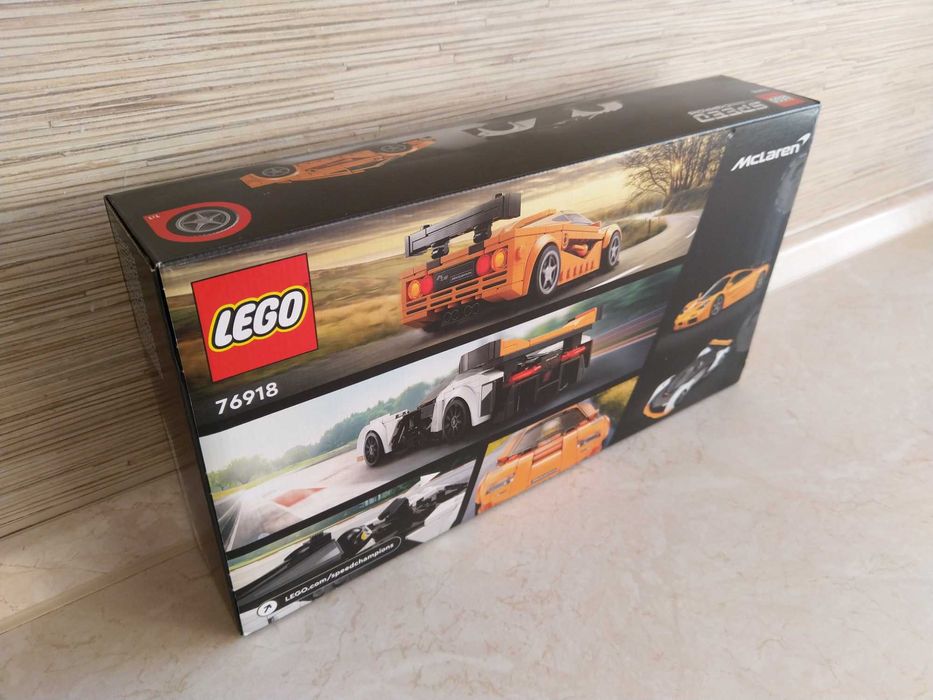 NOWE Klocki 76918 LEGO Speed Champions McLaren Solus GT i McLaren F1