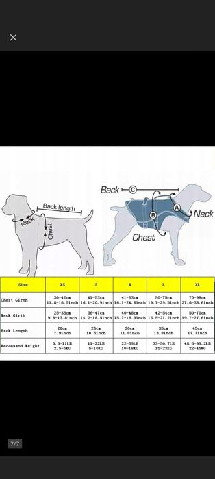 Używana kamizelka ratunkowa kapok dla psa Anpter L