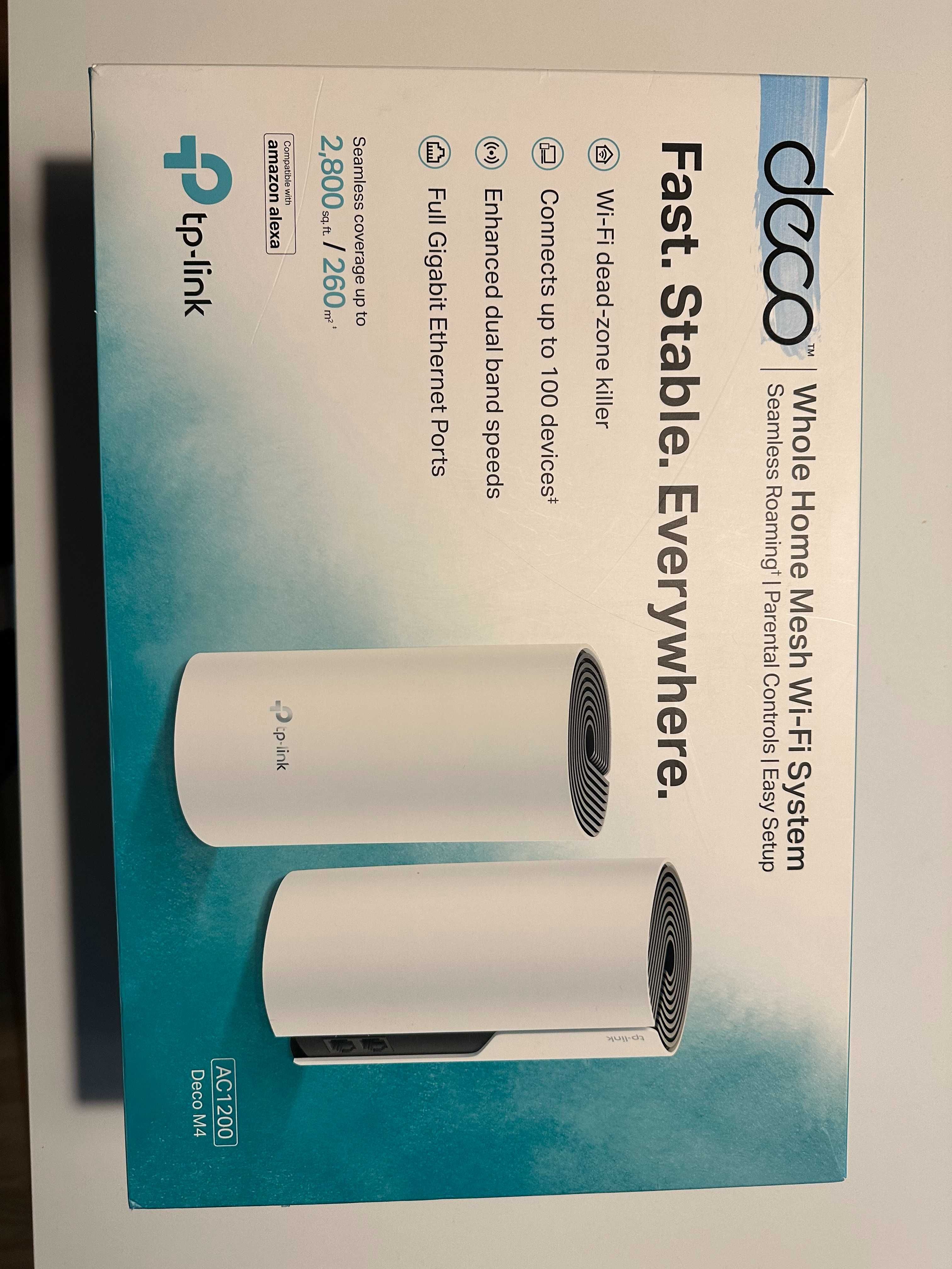 Sistema Mesh TP-LINK Deco M4 (2 Unidades - AC1200 - Dual Band)