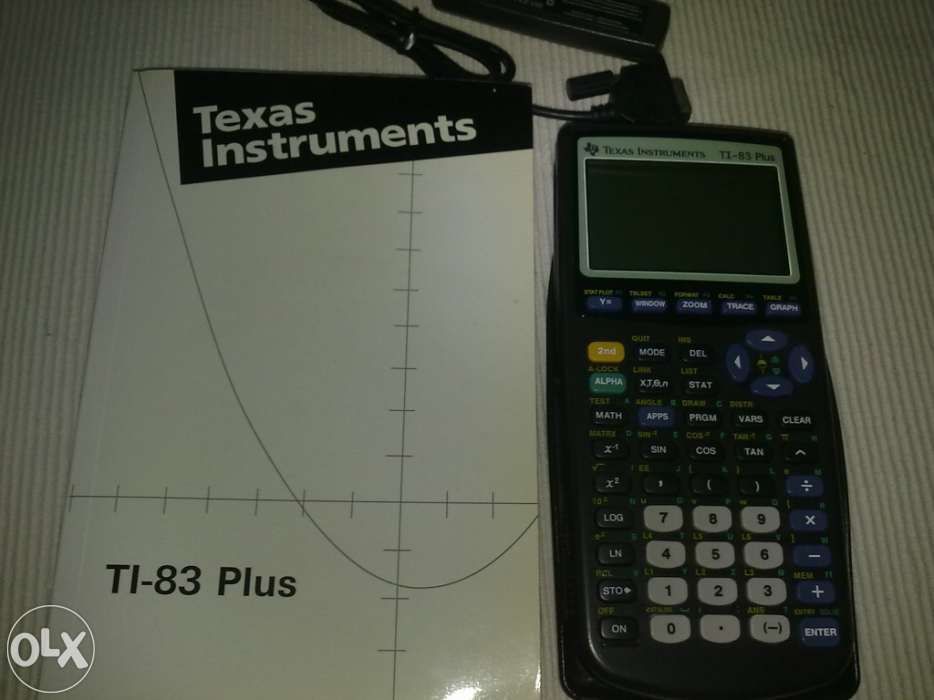 Calculadora texas instruments ti - 83 plus NOVA