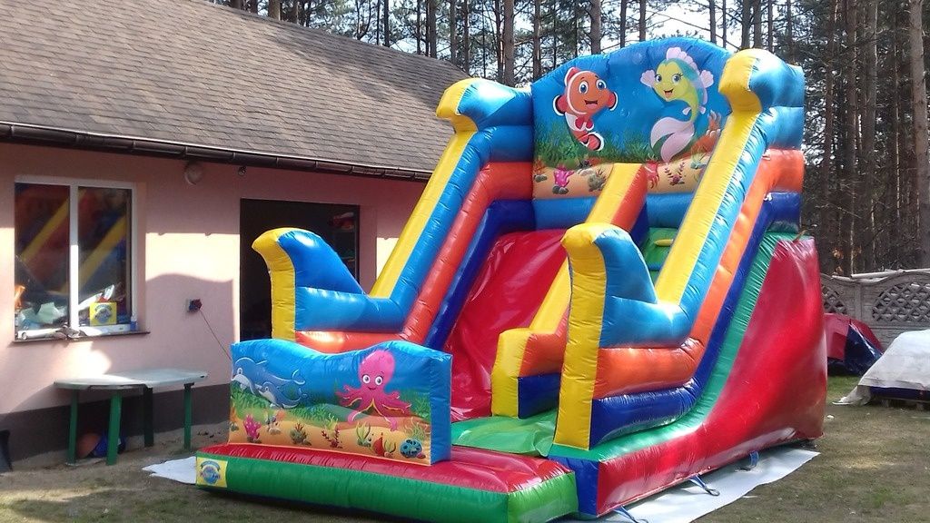 Piana party Zamki dmuchańce animacje eurobungee zjeżdżalnia basen z ku