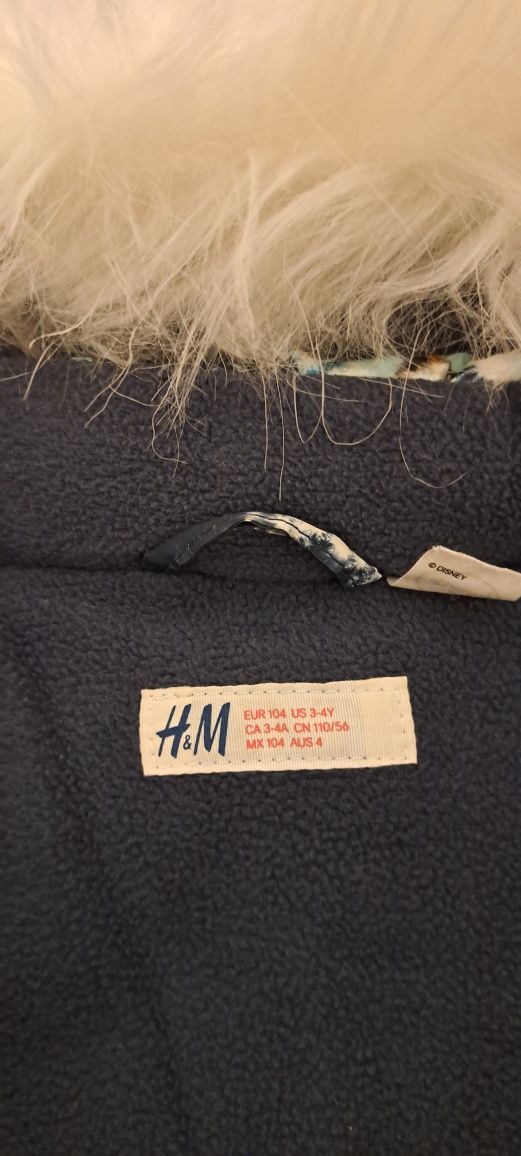Kurtka zimowa dla dziewczynki H&M, r.104