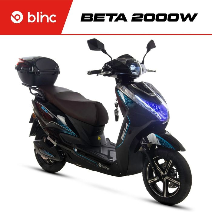 Skuter elektryczny BLINC BETA 2000W 72V32Ah USB transport Polska raty