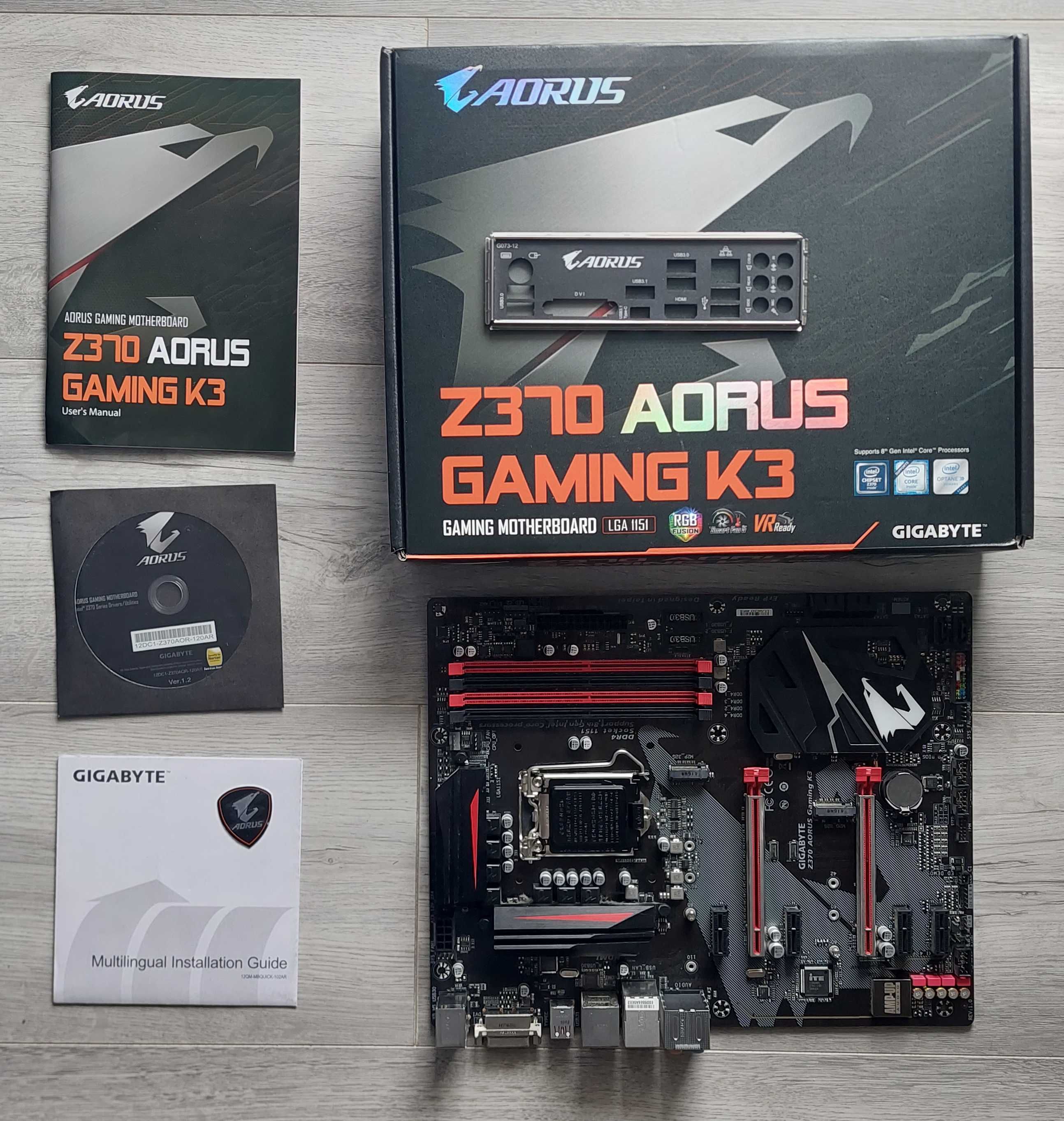 Gigabyte Aorus Z370 Gaming K3/LGA1151/2xM.2/DDR4 BOX okazja