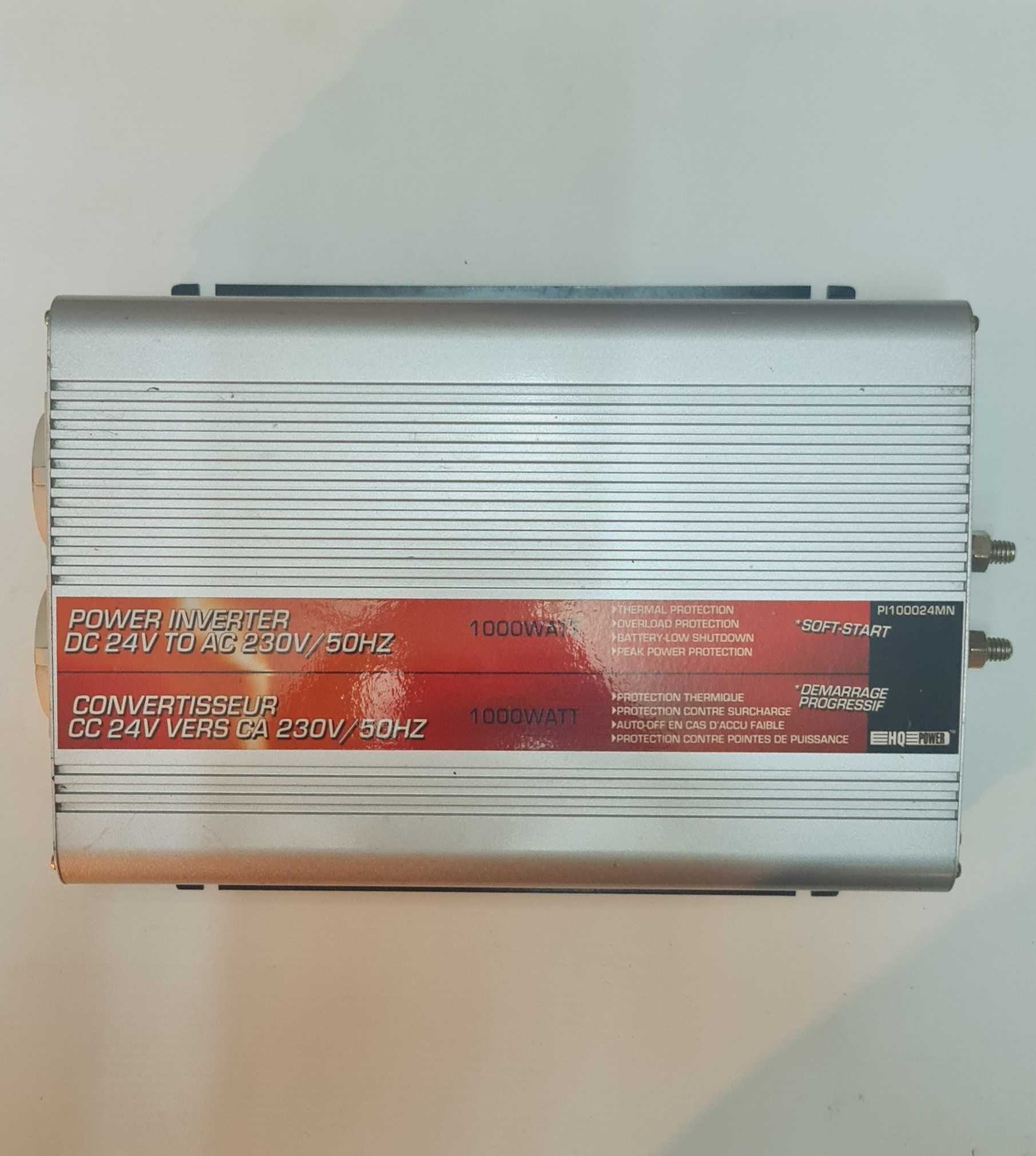 Power Inverter 1000w Soft Start DC 24V to AC 230V