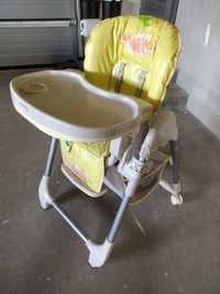Krzesełko krzesło do karmienia Caretero tacka kosz regulacja oparcia