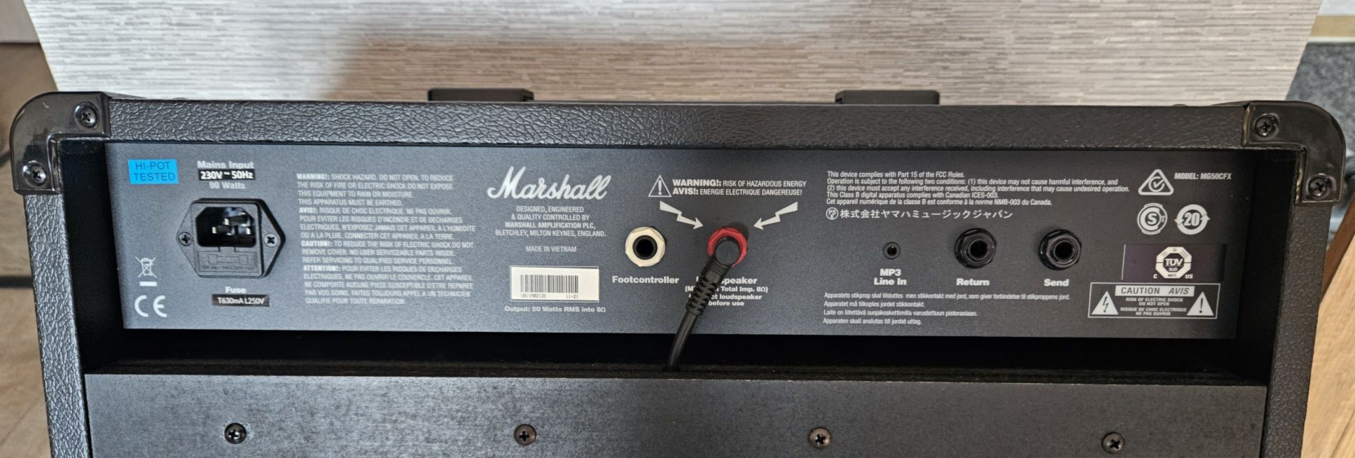Piec gitarowy Marshall MG50FX