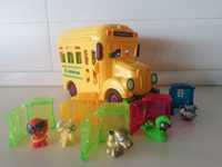Zomlings crazy school bus mais 5 especiais, brinquedo autocarro escola