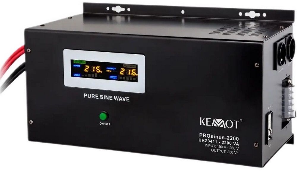 ДБЖ Kemot PROsinus-2200W 12V 230V 2200VA/1600W (URZ3411)