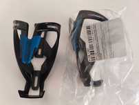 Dwa bidony rowerowe ELITE Custom Race Plus Czarno-Niebieski.