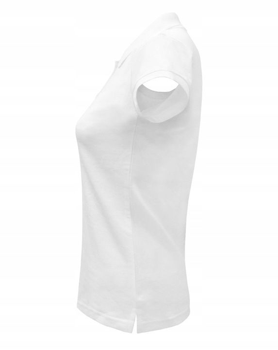 Koszulka Polo Damska Polówka Bawełniana Jhk Popl-200 Biała Wh R. Xl