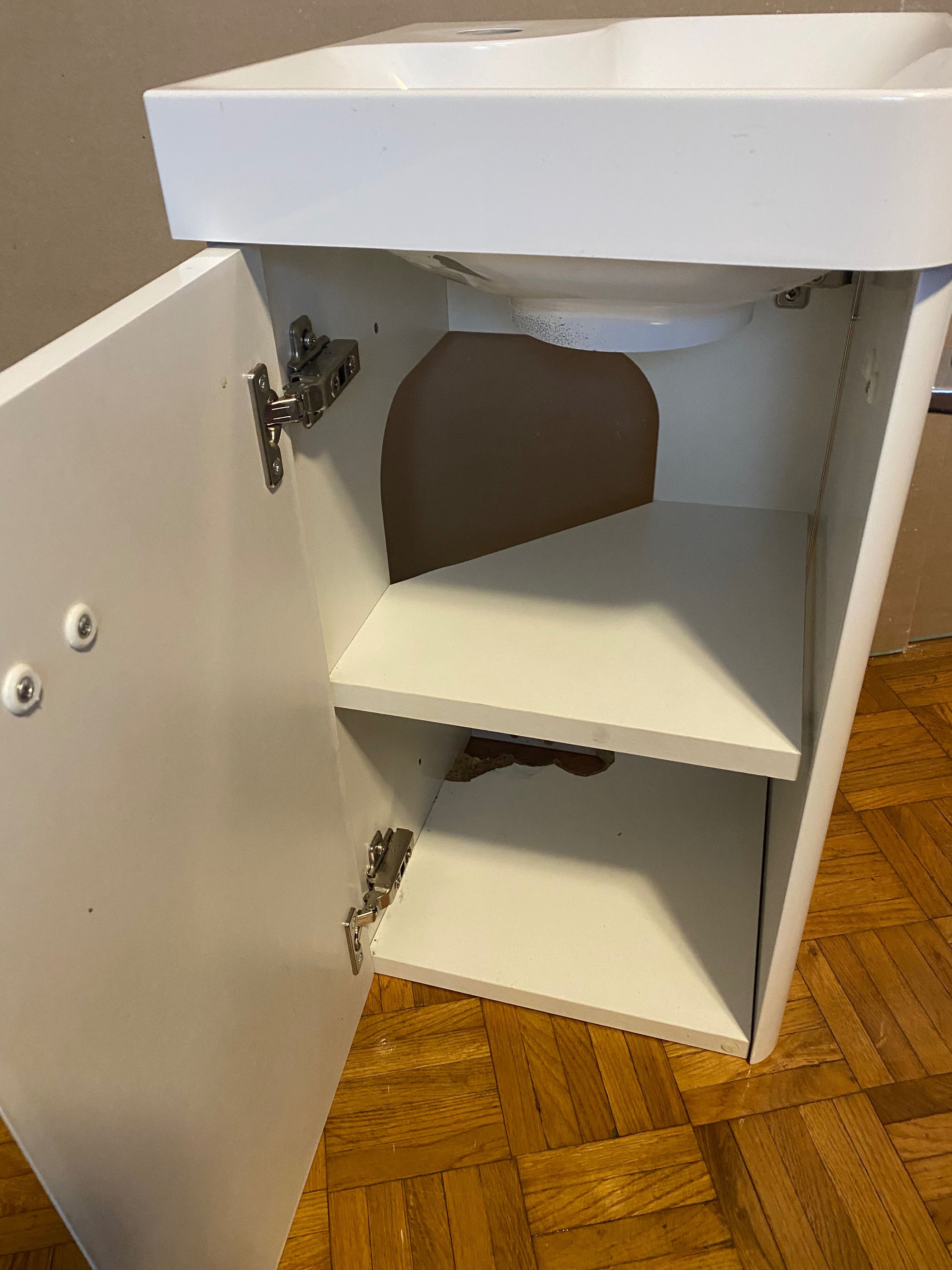 Zestaw szafka z umywalką 30 Corner Mirano