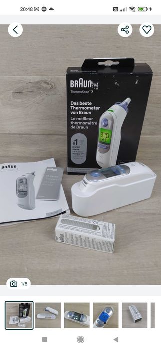 Braun ThermoScan 7 IRT6520 Termometr elektroniczny