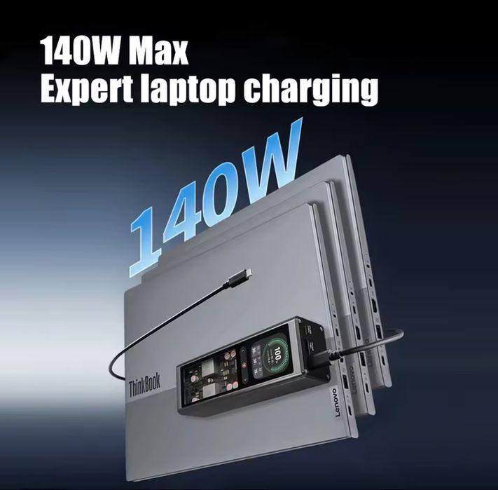 Павербанк Lenovo fluxo 140 W 20000mAh