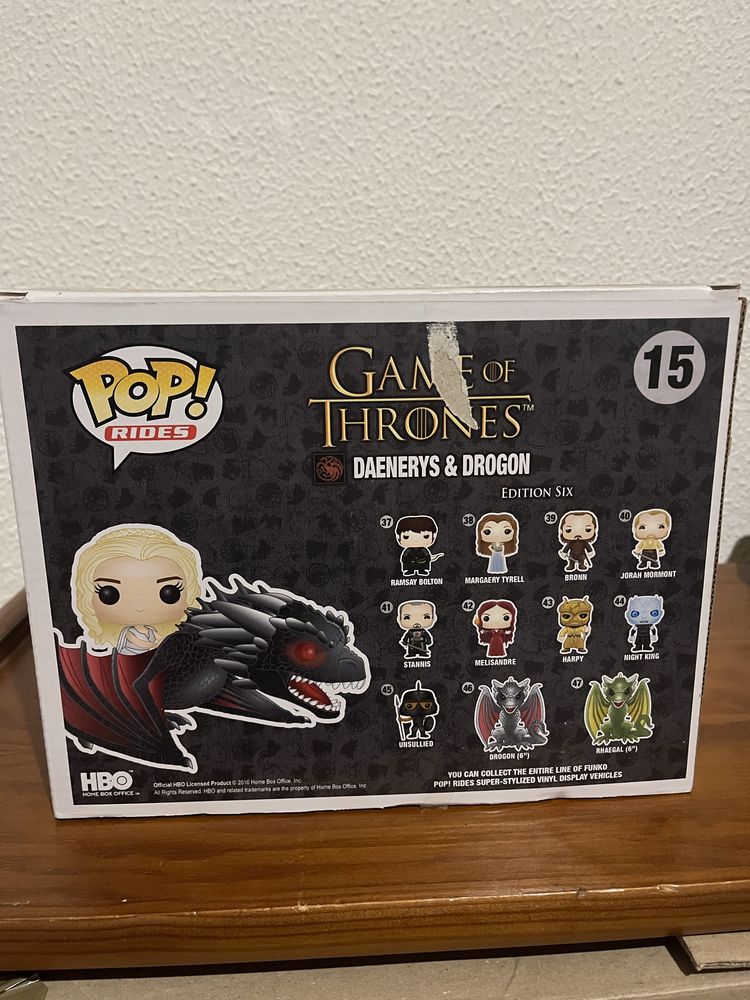 Daenerys & drogon funko pop