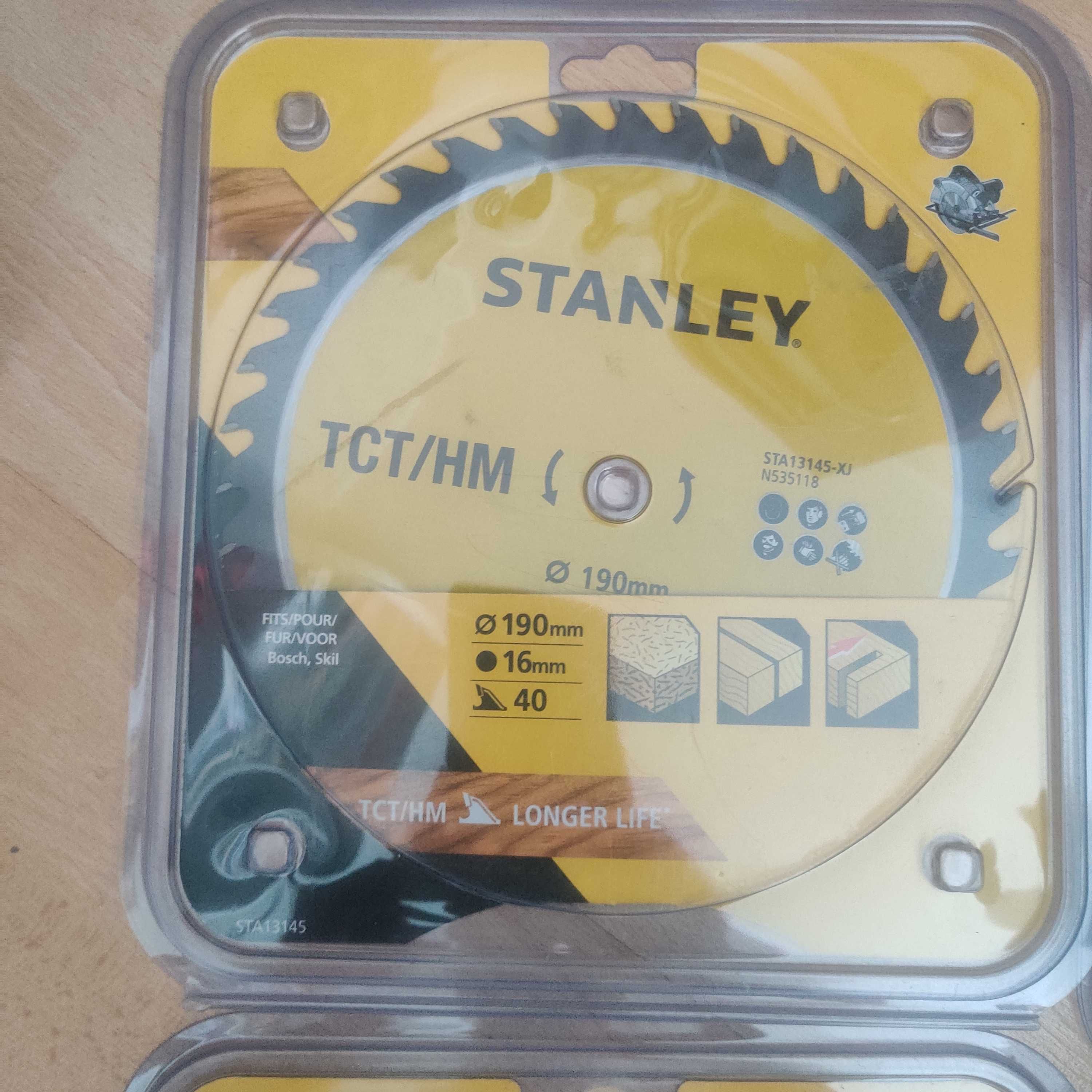 Piły tarczowe do drewna  STANLEY TCT/HM 140 - 210 nowe