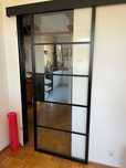 Drzwi przesuwne typ „loft”+ system przesuwny