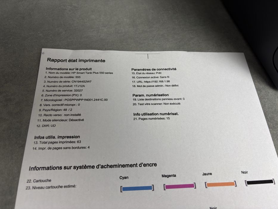 Drukarka HP Smart Tank 515 CISS drukarka z butelkami z tanimi tuszami