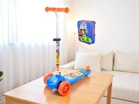 Самокат детский трехколесный Hot Wheels c рюкзаком / дитячий самокат