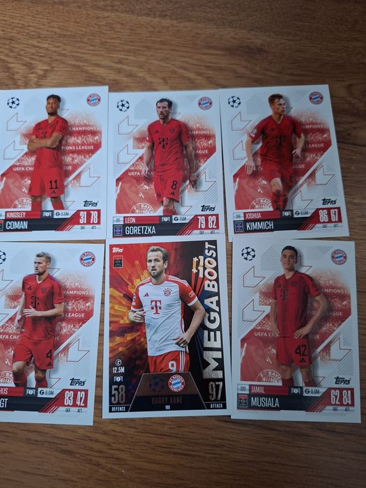 Karty piłkarskie match attax bayer monachium