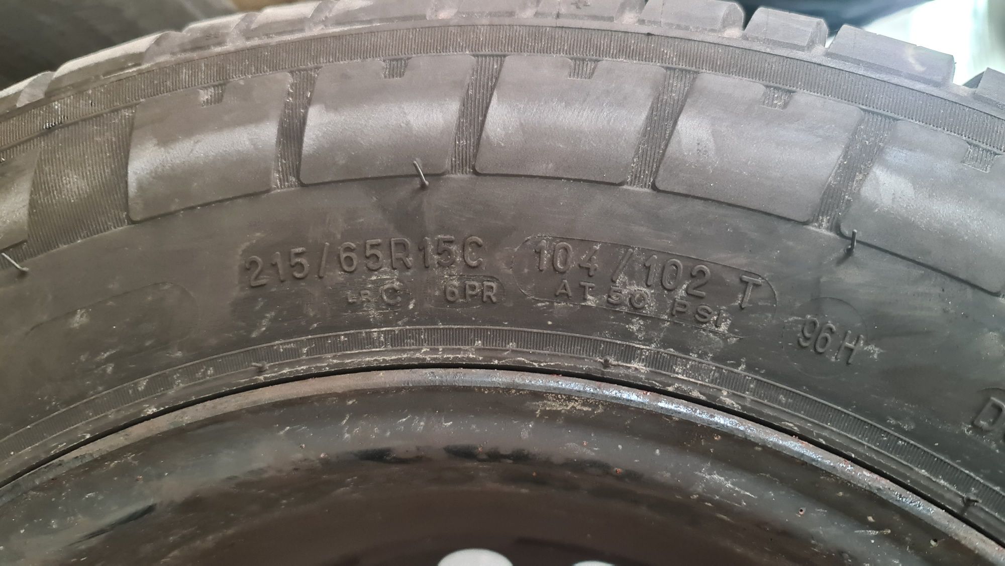 Шини літо Michelin 215×65r15c 2шт 16рік