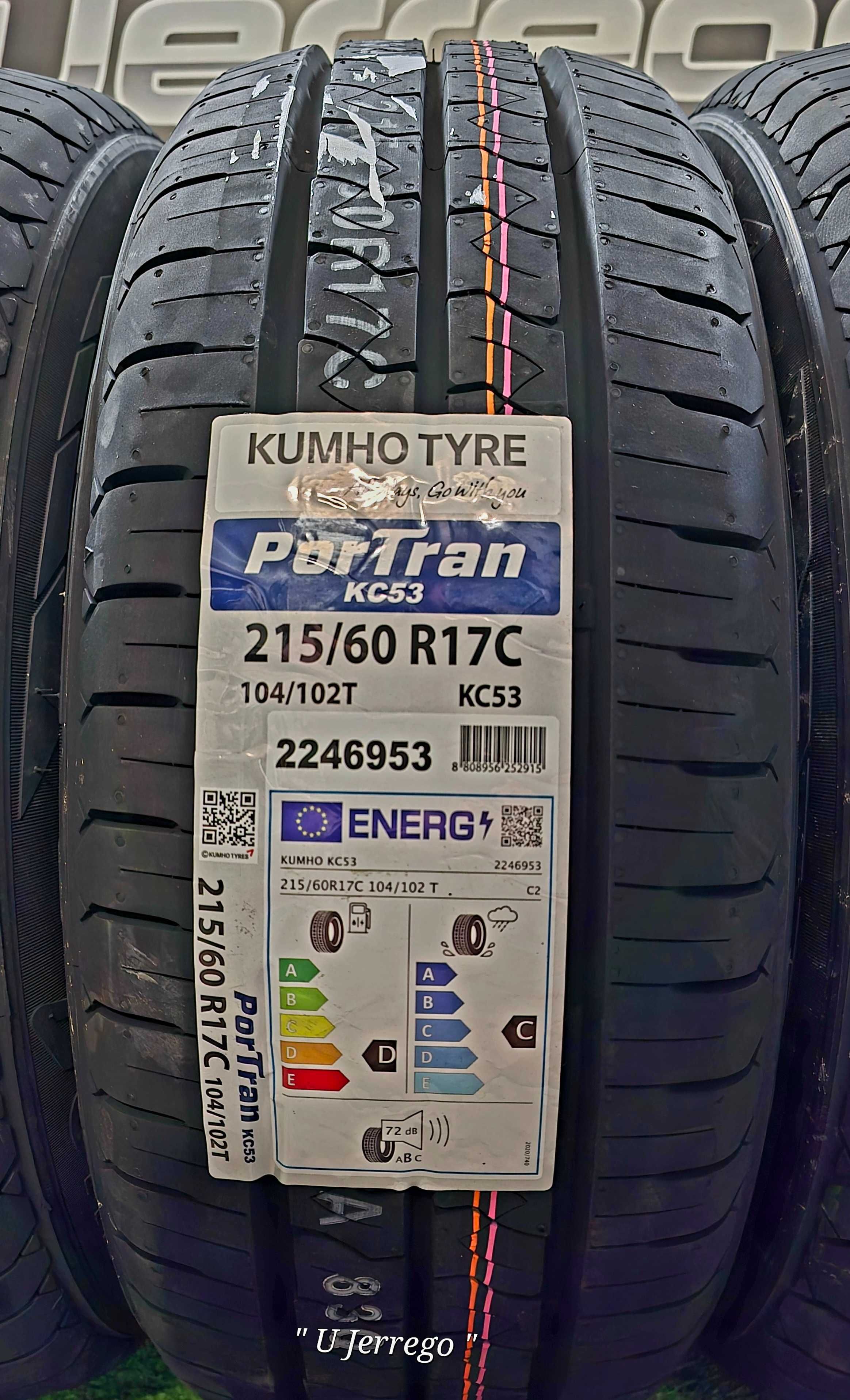 NOWE OPONY KUMHO Portran Kc53 - 215/60/R17C