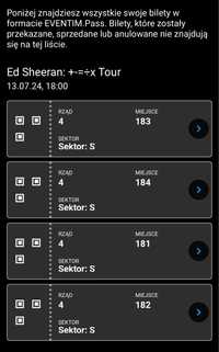 Bilety Ed Sheeran 13.07