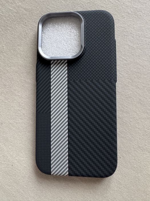 Чохол Pitaka MagEZ Case Pro 4 Twill 600D Black/Grey for iPhone 15 Pro