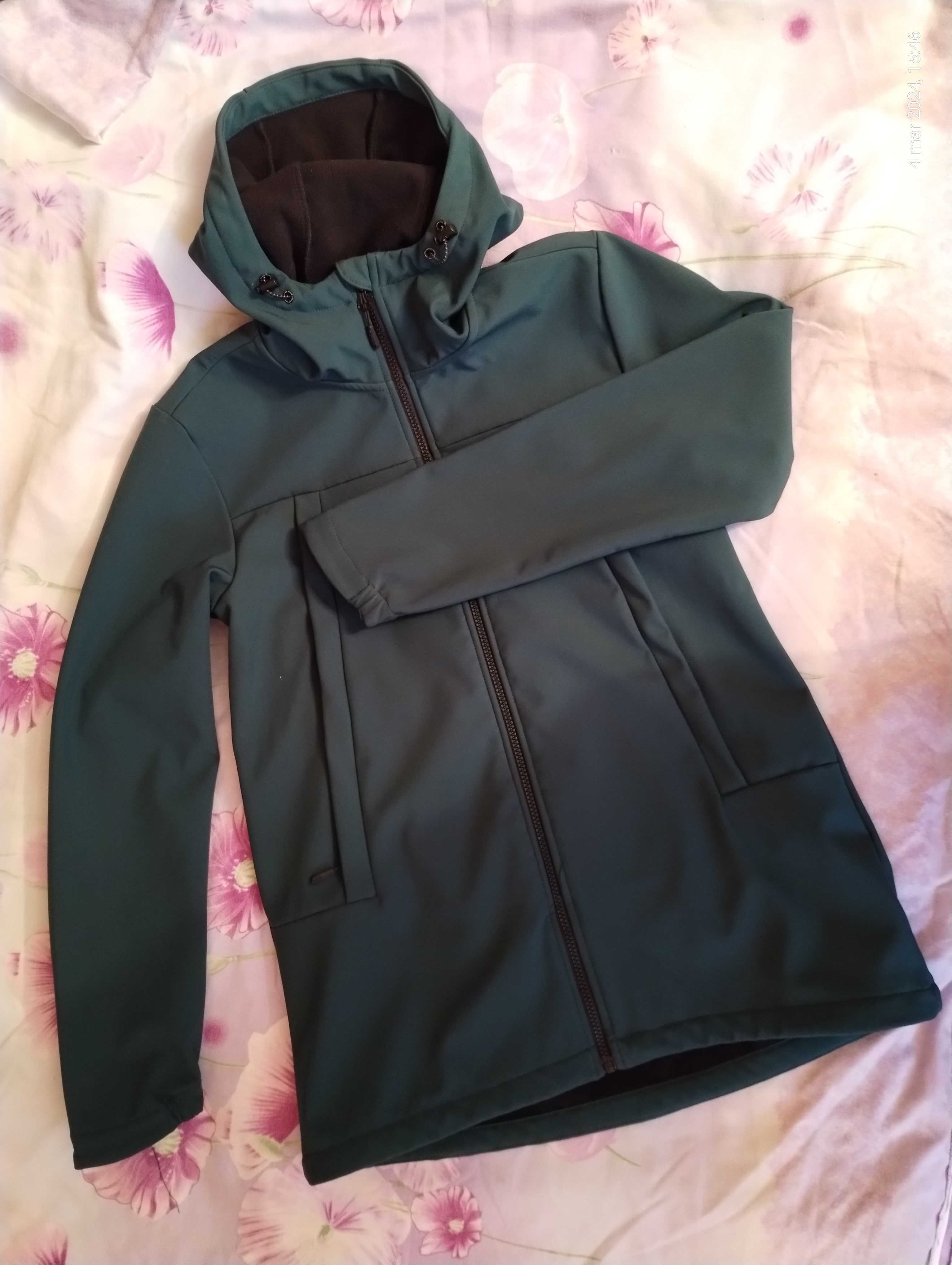 kurtka damska softshell M zielona