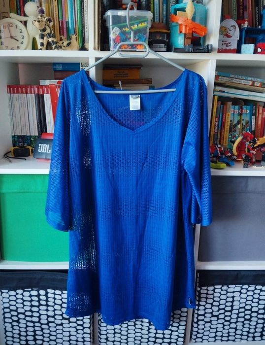 Tunika plażowa siateczka tunika plażowa narzutka na strój kąpielowy