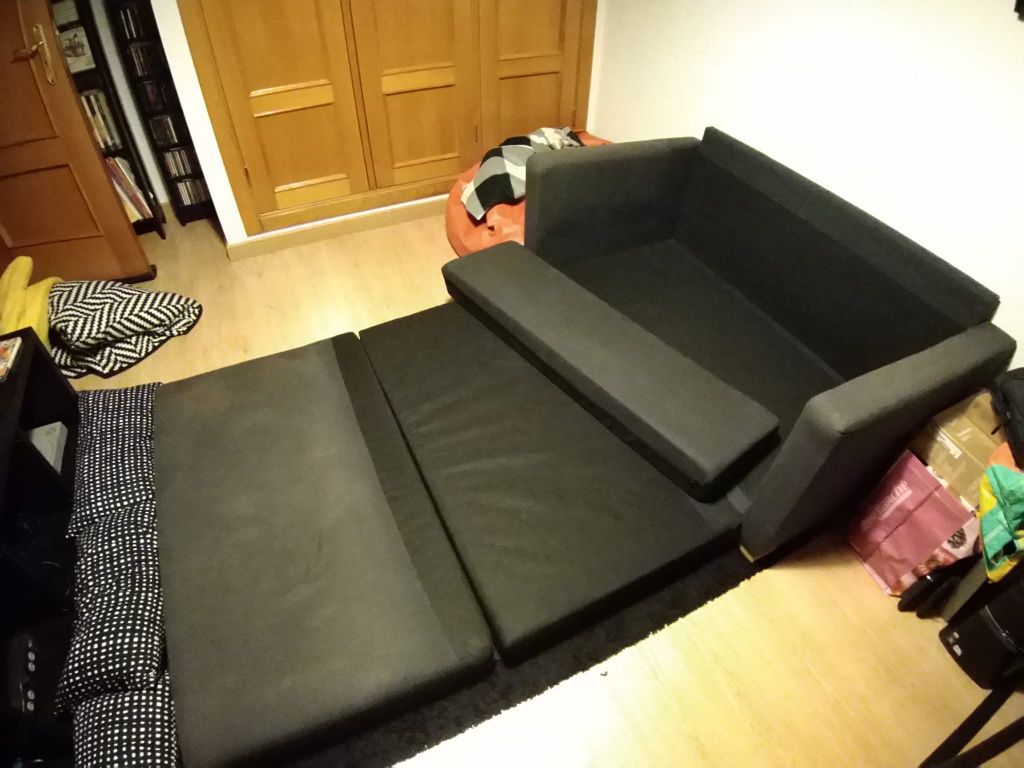Sofá cama ikea preto