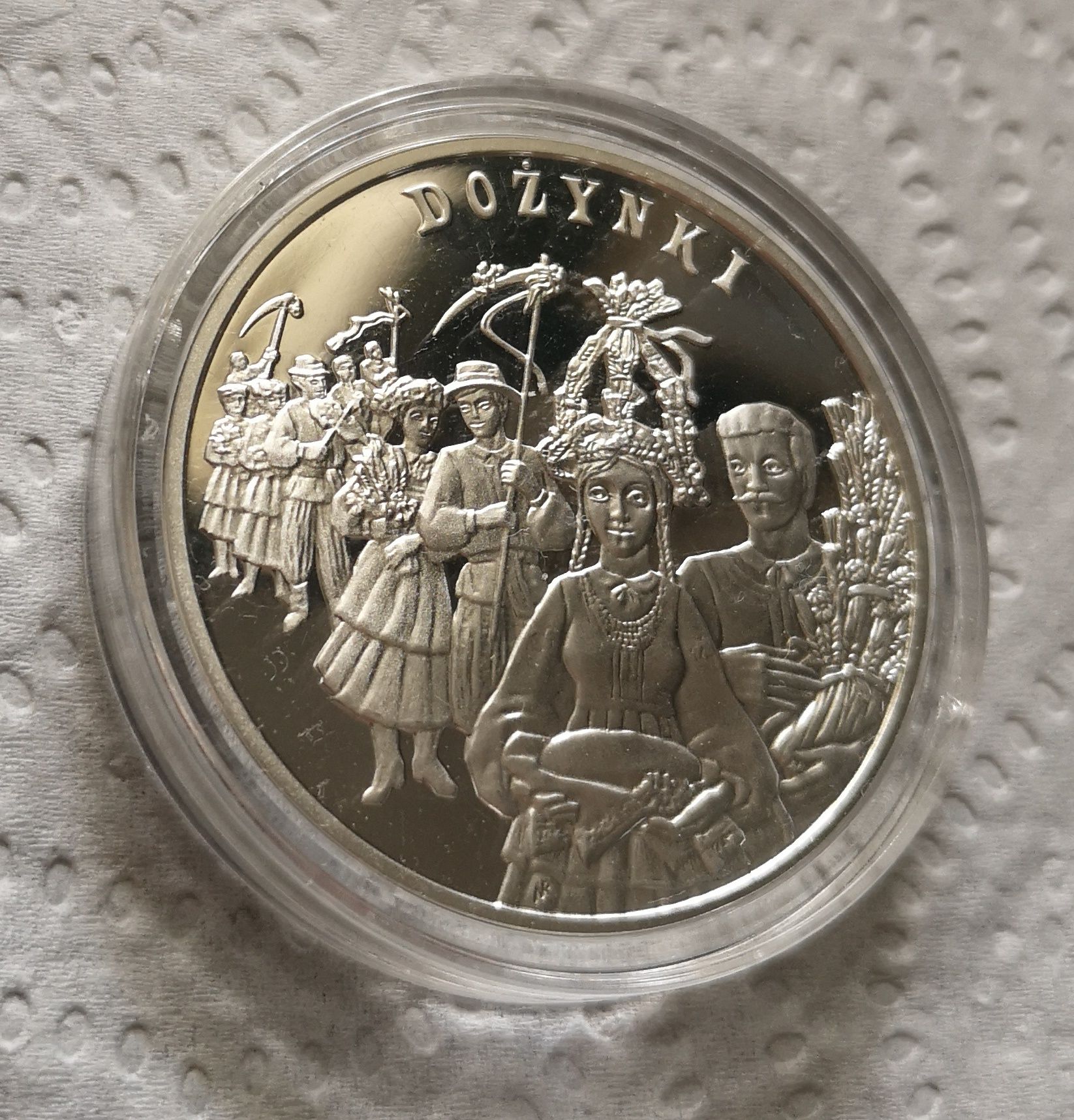 Moneta kolekcjonerska 20 zł 2004 r. Dożynki