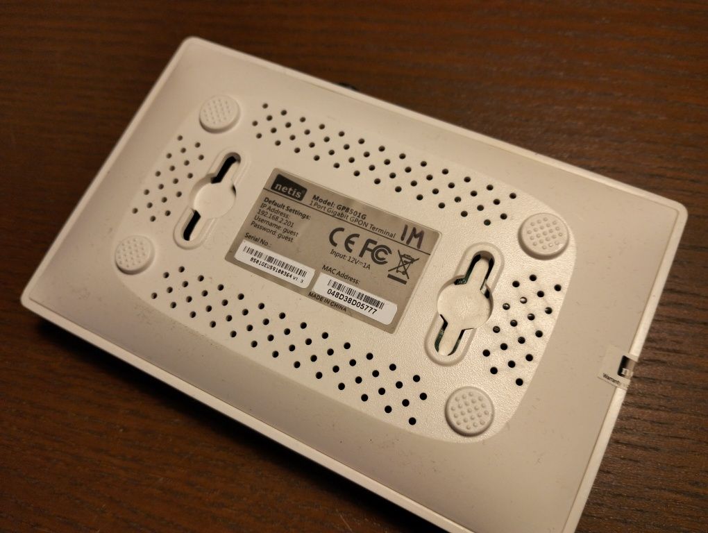 NETIS GP8501G 1 Port Gigabit GPON Terminal