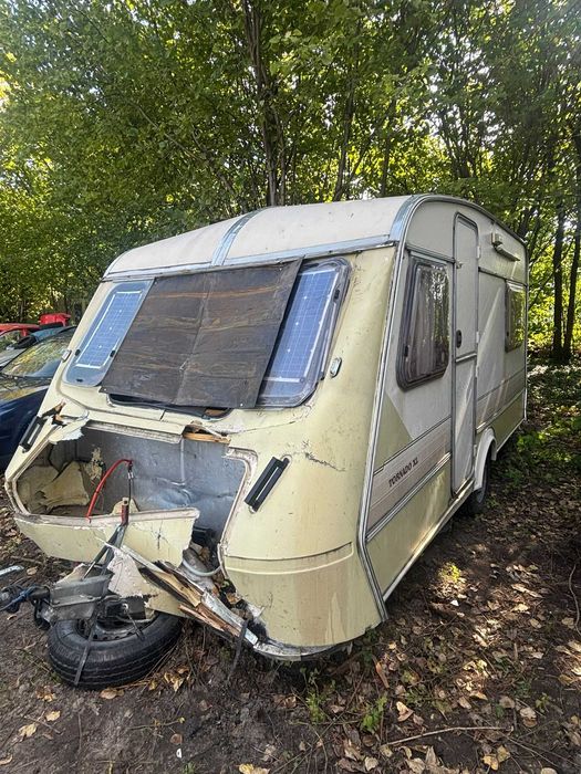Przyczepa kempingowa ELDDIS TORNADO XL duża po kolizji części