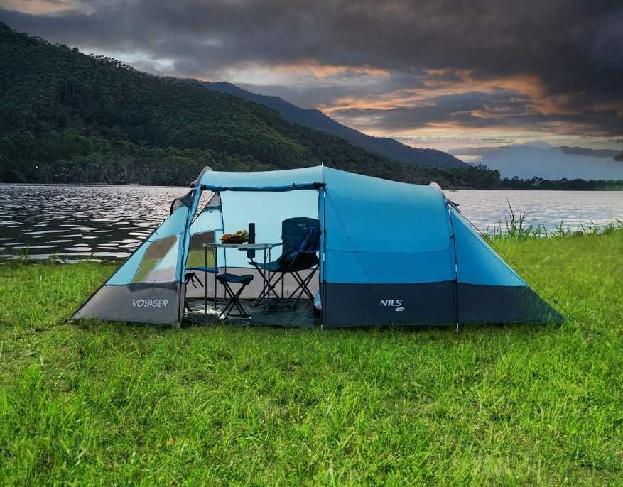 Nowy Namiot Turystyczny Kempingowy 4 Osobowy Duży 3000mm 230x260x150