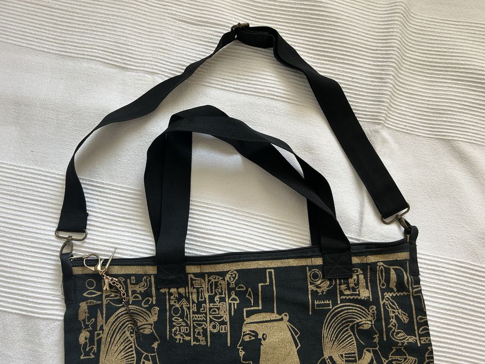 Duża oryginalna torba shopper egipski design